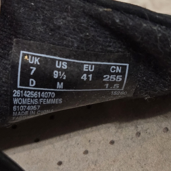 Collections by Clarks Black Cork Wedge Sandals, Size 9.5 - Picture 2 of 7